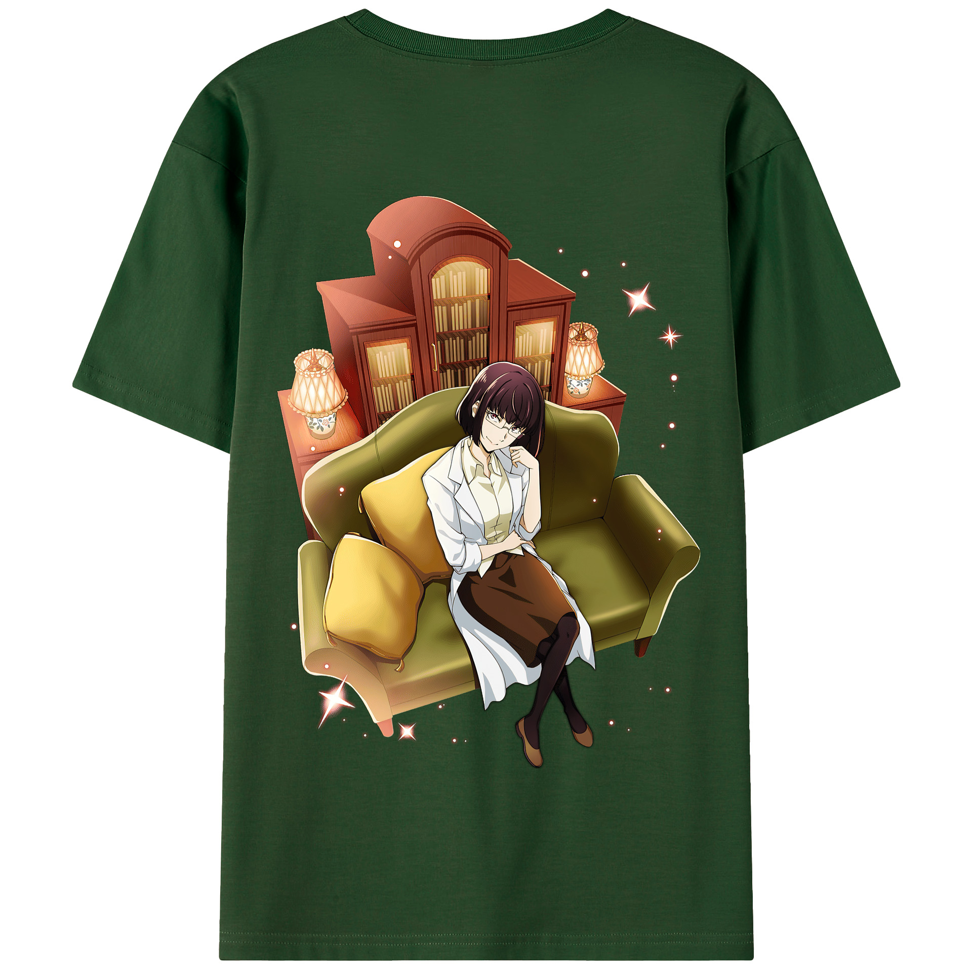 （画像用） 文豪ストレイドッグス Bungo Stray Dogs 綿100％半袖Tシャツ（背面プリント）